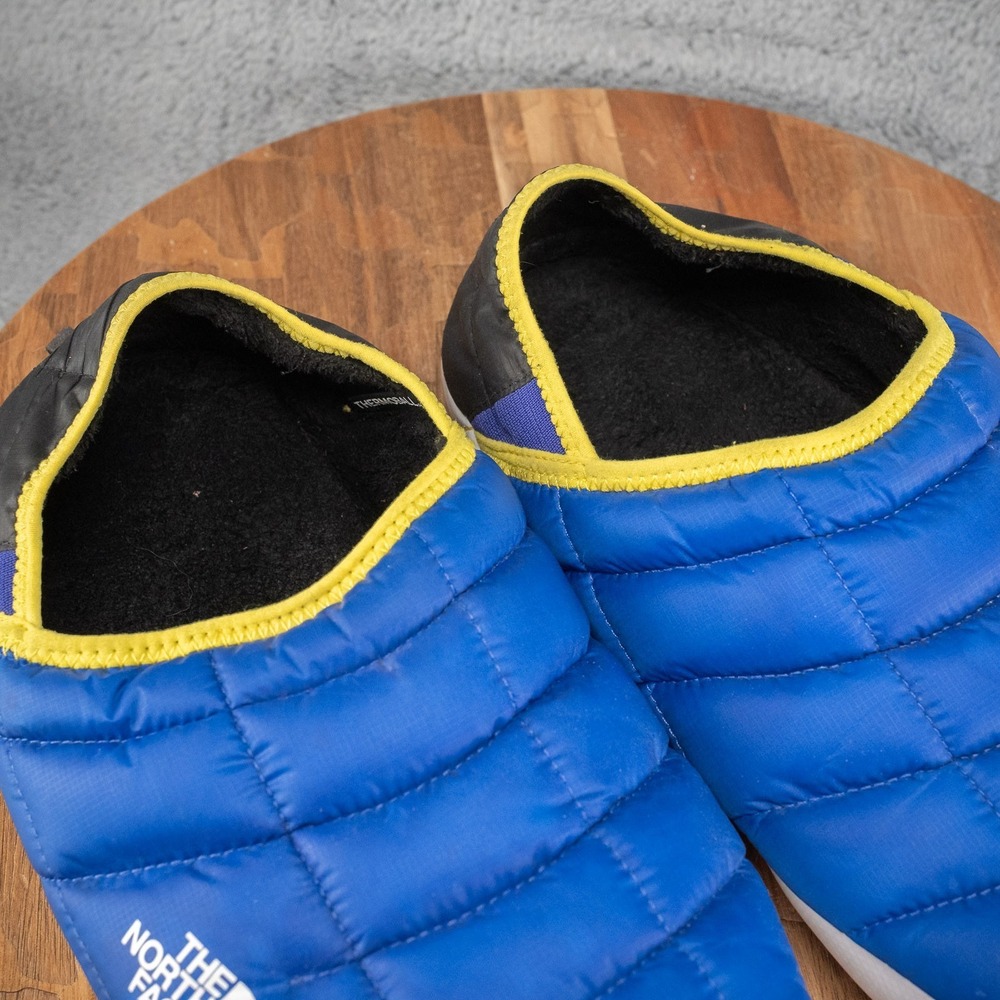 The North Face Men's ThermoBall Traction Mule V Slippers Blue & Black Size 13 US - Picture 6 of 7